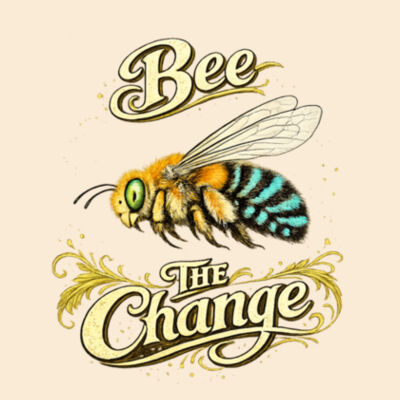 Bee The Change Tote Bag Design